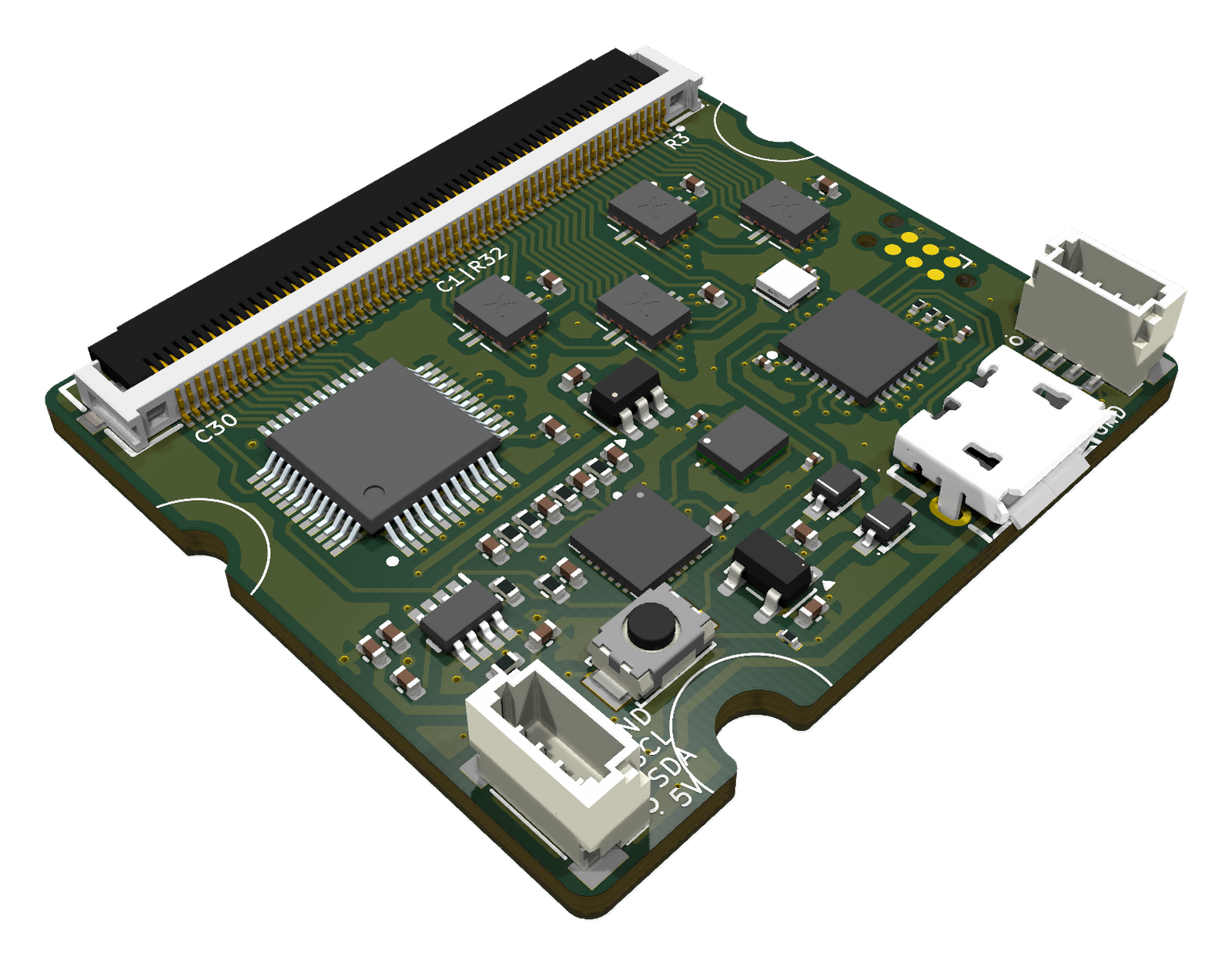 Table With Pin Boards opentac/hardware/readout_60pin at main · opentac/opentac · GitHub